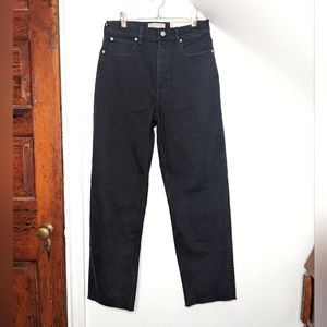 EVERLANE The Organic Cotton Way High Jean in Coal Size 28 Long Tall